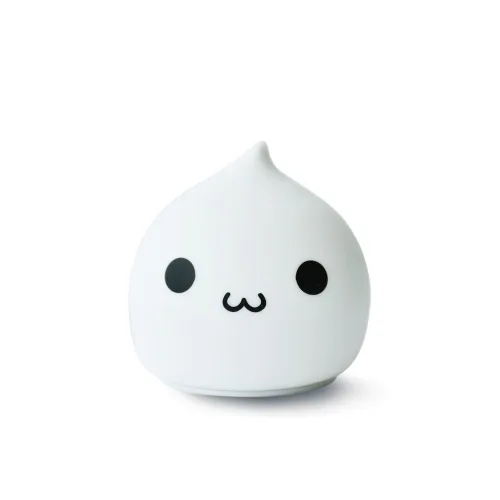 Vista 9 de Luz nocturna LED de silicona portátil de dibujos animados para niños, recargable por USB, luz blanca cálida/cálida, luz cambiable, bonita lámpara