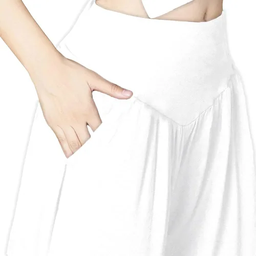 Vista 33 de Pantalones de algodón para mujer, elásticos, suaves, para yoga, deportes