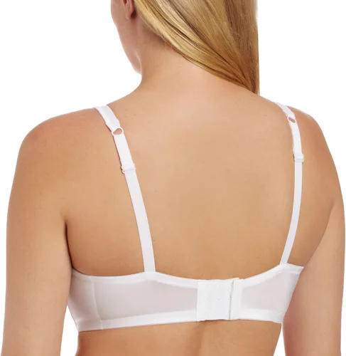 Vista 2 de Playtex Secrets - Brasier bordado con aros laterales #4513, blanco, 42DD, Bordado blanco