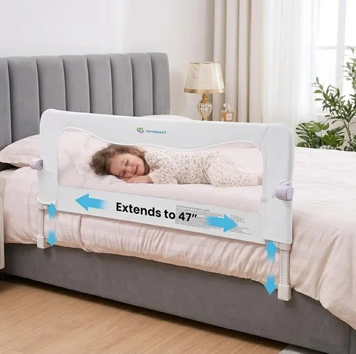 Vista 12 de Rieles de Seguridad para Cama para Niños Pequeños - Protector de Riel de Cama para Queen, King, Tamaño Completo, Cama Twin