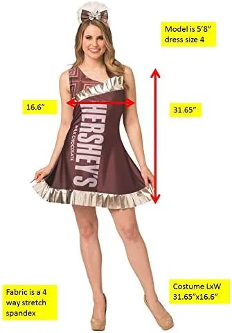 Vista 3 de Disfraz de bar Hersheys para mujer