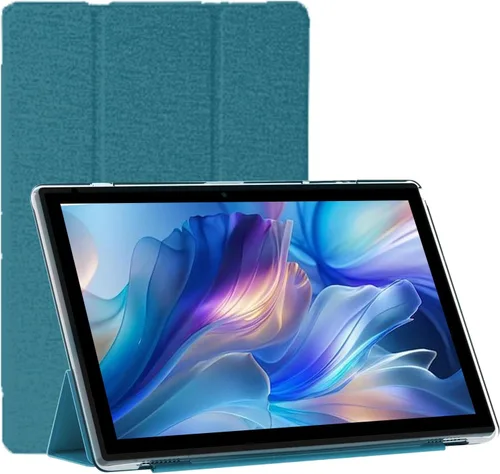Vista 8 de Tableta Android, tabletas de 10 pulgadas con funda, 6 GB de RAM+64 GB de ROM/1 TB Tableta expandible, procesador de cuatro núcleos de 1.8 GHz
