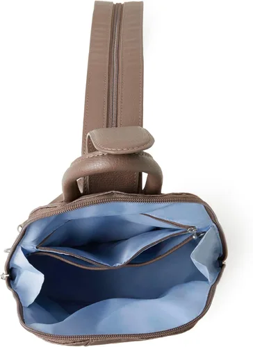 Vista 3 de Baggallini Mochila Metro para mujer con pulsera RFID para teléfono, Portobello Shimmer, talla única