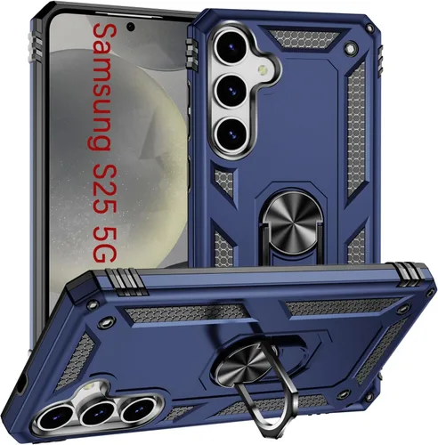 Vista 25 de Korecase - Carcasa para Samsung Galaxy S10E con soporte de anillo, color Negro