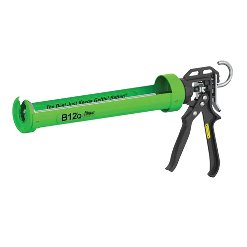 Vista 5 de Albion Engineering E12Q B-Line - Pistola de calafateo de cartucho inalámbrica, sin goteo, 12 V, 1 cuarto de galón