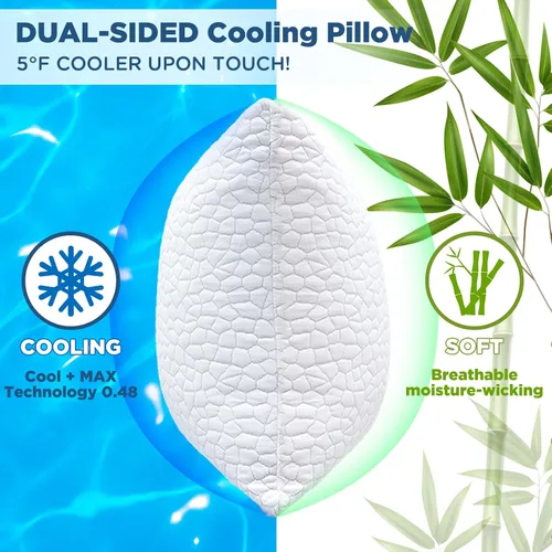 Vista 7 de SUPA MODERN Almohadas cervicales refrescantes King 2 y Queen 1