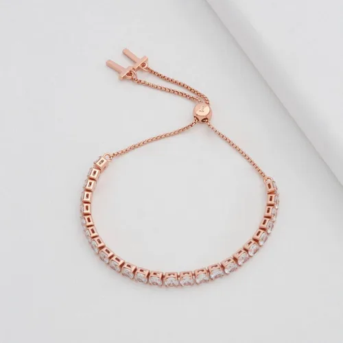 Vista 4 de Ted Baker London Melrah Icon - Pulsera de tenis ajustable de cristal para mujer