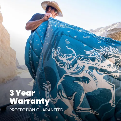 Vista 7 de Rumpl Overland Mat – Impermeable, cubierta y manta acolchada para el suelo, color cereza