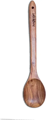 Vista 8 de Cucharas de madera para cocinar espátulas de madera, juego de utensilios de cocina antiadherentes