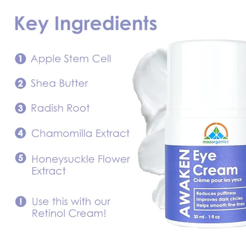 Vista 2 de Crema de ojos - La mejor crema hidratante para ojeras e hinchazón Crema para debajo de los ojos que mejora el aspecto de líneas finas y arrugas