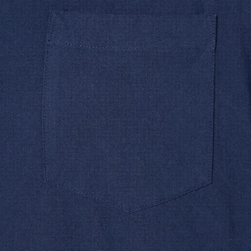 Vista 8 de Camisa Tienda Essentials de tela oxford, de manga larga, ajuste regular, con bolsillo, para hombre