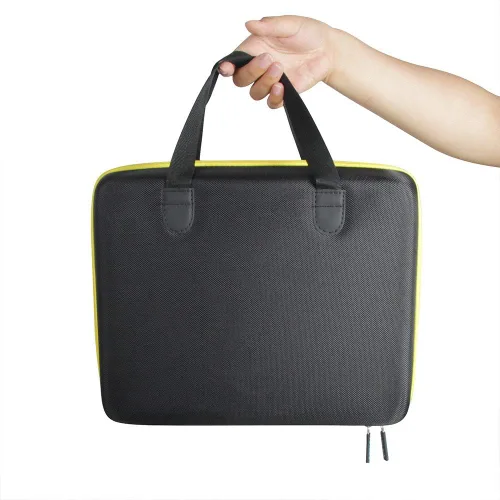 Vista 6 de Anleo DEWALT DCC020IB - Funda de viaje para inflador máximo de 20 V con batería (negro exterior + amarillo interior)