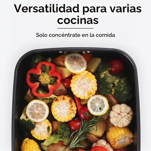 Vista 7 de HONGBAKE Sartén para lasaña antiadherente de 3 pulgadas de profundidad, sartén para hornear de 9x13, sartén rectangular para pastel de hoja, sartén