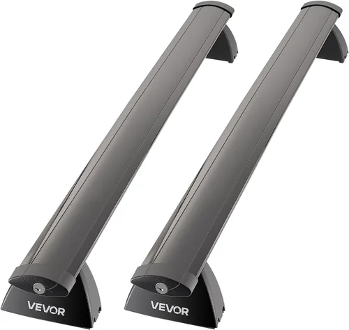 Vista 9 de VEVOR Barras transversales para portaequipajes de techo, se adapta a Jeep Grand Cherokee 2011-2021 (con rieles laterales ranurados), capacidad