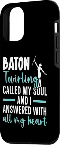 Vista 2 de Funda para iPhone 14 Baton Twirling Gymnastics Majorette Baton Twirler