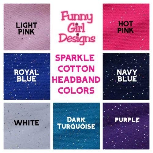 Vista 4 de Funny Girl Designs Personalizado Monograma Bordado Voleibol Parche Algodón Elástico Diadema