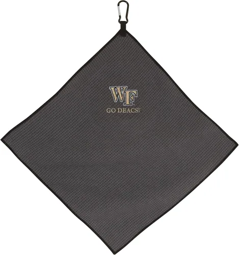 Vista 57 de Team Effort Collegiate - Toalla de microfibra gris de 15" x 15