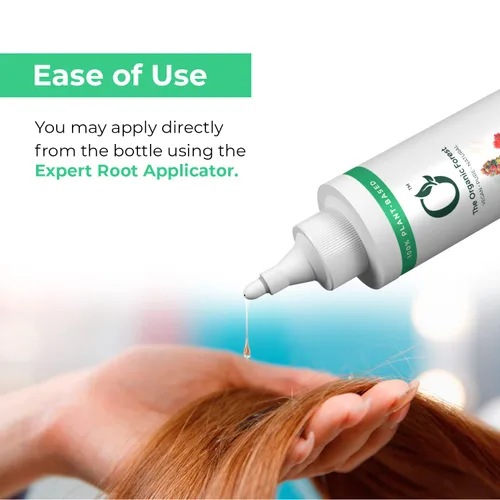 Vista 4 de Aceite de ricino orgánico prensado en frío para cabello, piel, pestañas, cejas, 100% puro, sin hexano, aceite facial natural para la nutrición