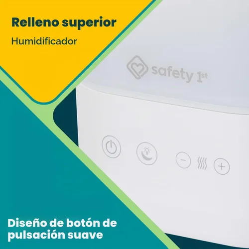 Vista 4 de Safety 1st Humidificador de llenado superior de niebla fría, color blanco