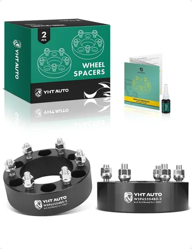 Vista 11 de YHTAUTO Espaciadores de rueda de 6x5.5 pulgadas de 1 pulgada compatibles con modelos INFINITI, Nissan, QX4, QX56, Frontier, Armada, Pathfinder