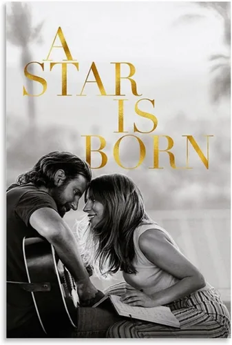 Vista 7 de A Film Star Is Born Musical Romantic Drama Retro Movie Poster Print Painting for Bedroom Canvas Wall Art Aesthetic Decorative Frame