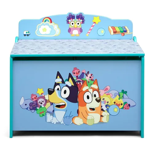 Vista 9 de Delta Children - Caja de juguetes de lujo Bluey Azul