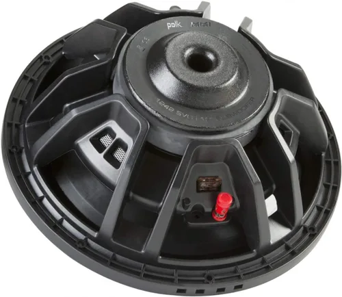 Vista 2 de Polk Audio MM1242 SVC MM1 Series Subwoofer de audio marino y de automóvil de 12 pulgadas, 900 W, respuesta de frecuencia de 26-200 Hz, bobinas