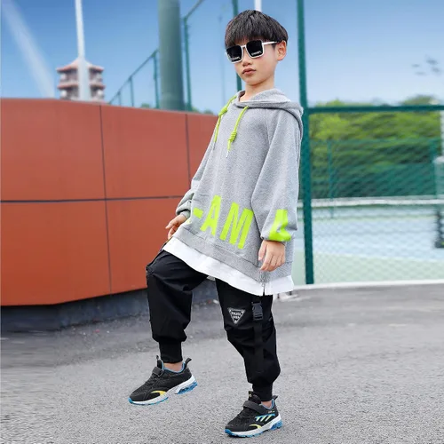 Vista 6 de Jinta Shoes Zapatos deportivos para niños y niñas, tenis deportivos, gimnasio, correr, correr, Azul