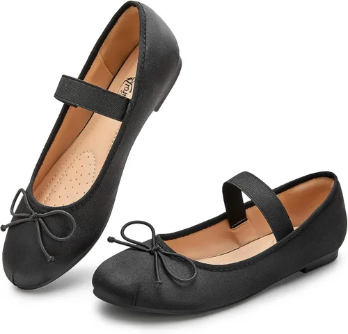 Vista 11 de Trary Cavie - Zapatos planos de ballet para mujer, zapatos Mary Jane para Rosa