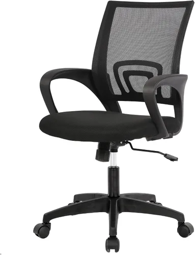 Vista 23 de PayLessHere Silla de oficina en casa, silla de escritorio para computadora, silla ergonómica ajustable, soporte lumbar, reposabrazos ejecutiva