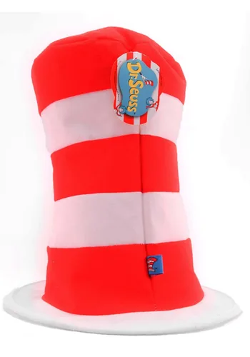 Vista 4 de Sombrero de Disfraz de Cat in the Hat para Adultos Multicolor