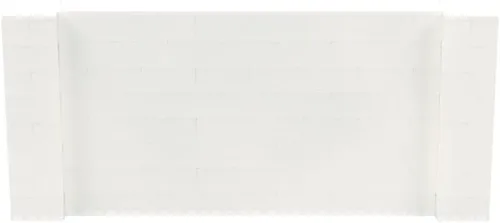 Vista 123 de EverBlock Kit de pared de 5 x 4 pies Bloques de construcción modulares Sistema de pared para edificios, pantallas y estructuras Divisor