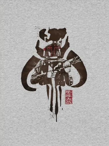 Vista 2 de STAR WARS Boba Fett Inky Fetters - Sudadera con capucha para hombre