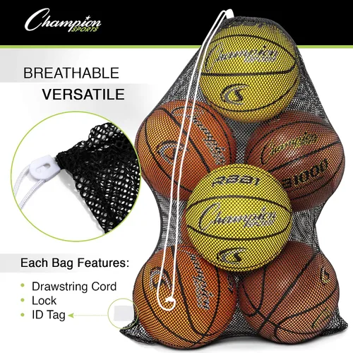 Vista 3 de Champion Sports Mesh Sports Equipment Bag