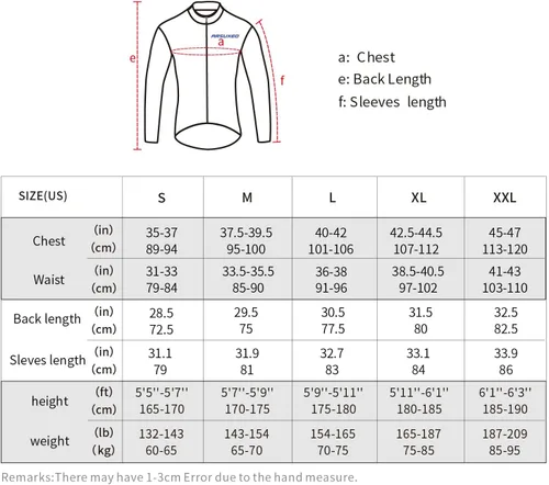Vista 6 de ARSUXEO Camiseta de ciclismo de manga larga con cremallera completa para hombre 6030