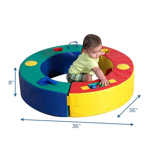 Vista 2 de Children's Factory Playring, CF321-955, tapete para niños pequeños, actividad sensorial y escalada, guardería de bebés y patio de juegos preescolar