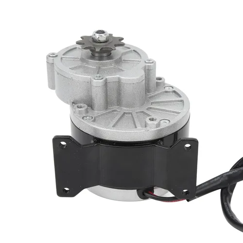 Vista 7 de Reducción de engranajes del motor eléctrico, 24 voltios y 350 vatios de reducción de engranajes, motor eléctrico con piñón de 13 dientes