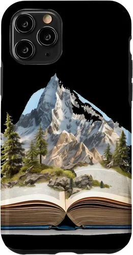 Vista 26 de Funda de lectura para iPhone 12 Pro Max Book Mountain Nature Bookworm Reader Hiker