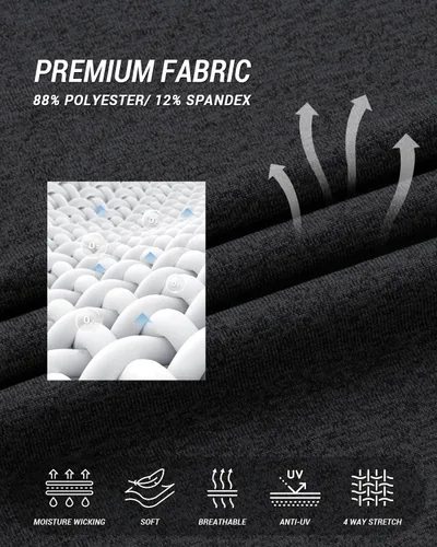 Vista 4 de Polu Camisas polo de golf de manga corta para hombre