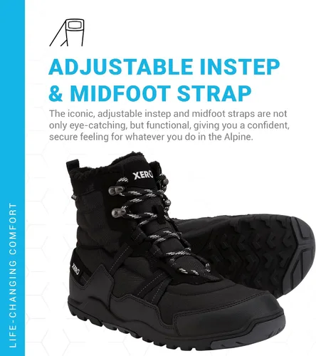 Vista 7 de Xero Shoes Alpine - Botas de nieve para hombre, aisladas, para exteriores, impermeables, para invierno