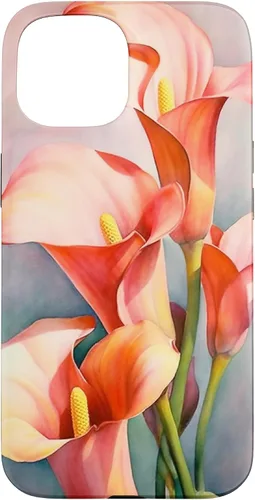 Vista 6 de Calla Lilies Flower Floral Watercolor Case for iPhone 17