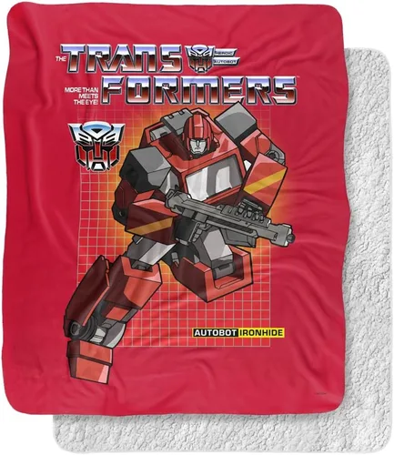 Vista 11 de Transformers Bumblebee Silky Touch Sherpa Back Manta súper suave