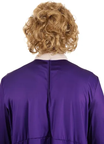 Vista 5 de Fun Costumes Willy Wonka and The Chocolate Factory - Peluca estándar para hombre