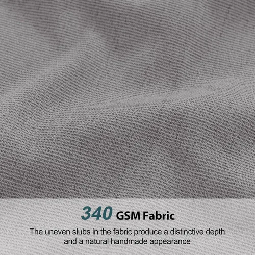 Vista 9 de Cortinas de Lino 100% Opacas de 63 Pulgadas de Largo, Lino Chenille Texturizado, 100% Bloqueo de Luz, Cortinas con Aislamiento Térmico para Sala