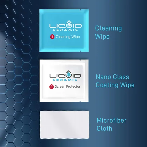 Vista 2 de LIQUID CERAMIC Protector de pantalla de vidrio con cobertura de $400 Resistente a arañazos y roturas, nanoprotección para todos los teléfonos