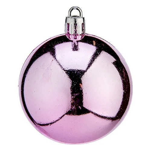 Vista 2 de Bolas de Navidad Krist+ Rosa Plástico Ø 6 cm 24