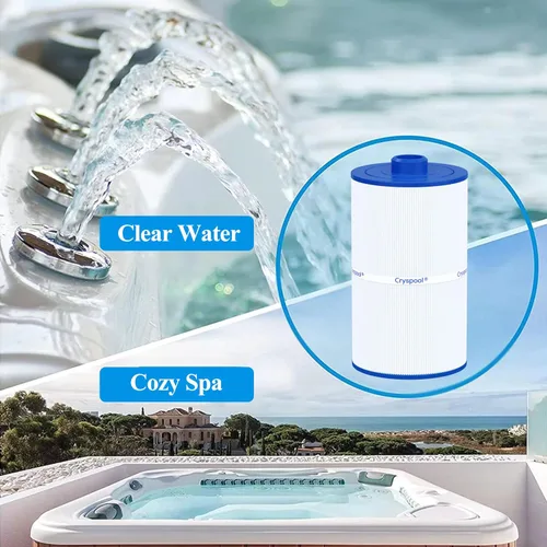 Vista 7 de Cryspool® 08008 Filtro compatible con PCS75N, Maax Spas, 100594, C-8475, FC-3320, cartucho de filtro de spa de 75 pies cuadrados, 1 paquete