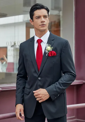 Vista 58 de Corbatas florales tejidas clásicas para hombre, corbata cuadrada de bolsillo, corbatas formales para hombres, boda con pañuelo