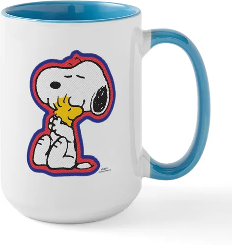 Vista 40 de CafePress SNOOPY Joe Cool - Taza de café de cerámica (15.0 fl oz)