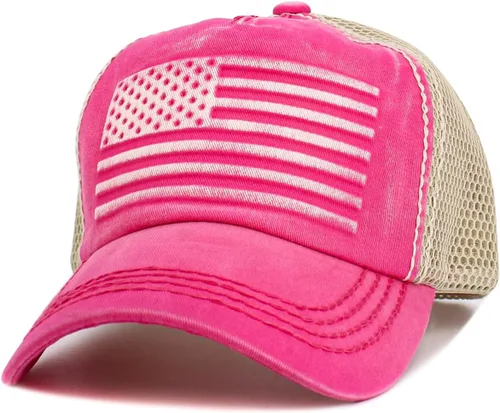 Vista 288 de KBETHOS Tactical Operator Collection USA Fishing Mesh Ballcap Flag Patch America Outdoors Trucker Baseball Cap